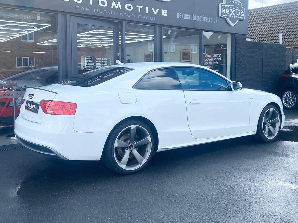 Audi A5 Coupe 2.0 Tdi Black Edition S Tronic Quattro Euro MB62DDB White #3