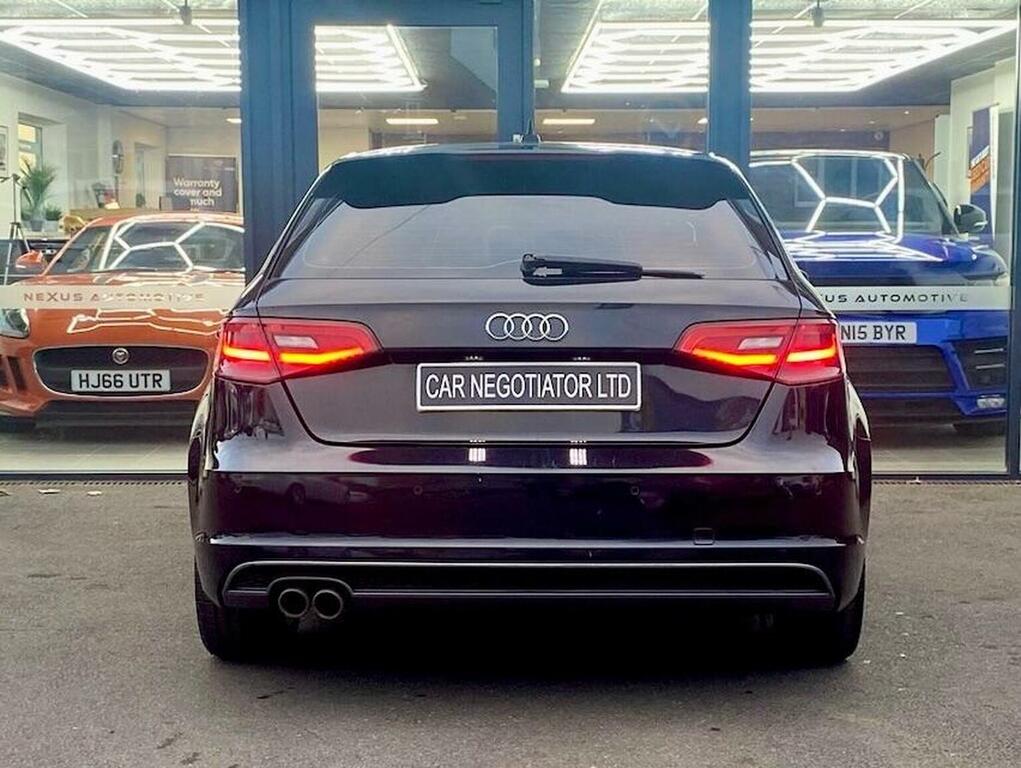Audi A3 Hatchback 2.0 Tdi S Line Sportback S Tronic Euro 5 HJ14HJG Black #4
