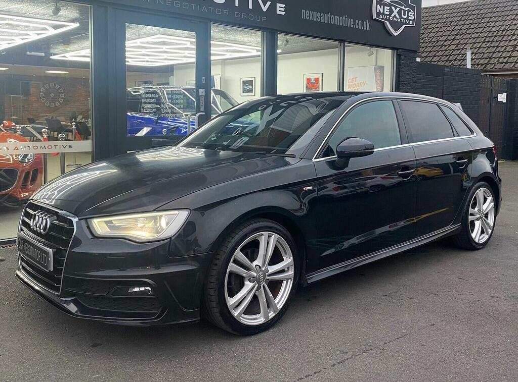 Audi A3 Hatchback 2.0 Tdi S Line Sportback S Tronic Euro 5 HJ14HJG Black #5