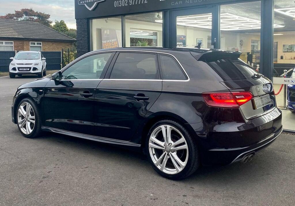 Audi A3 Hatchback 2.0 Tdi S Line Sportback S Tronic Euro 5 HJ14HJG Black #3