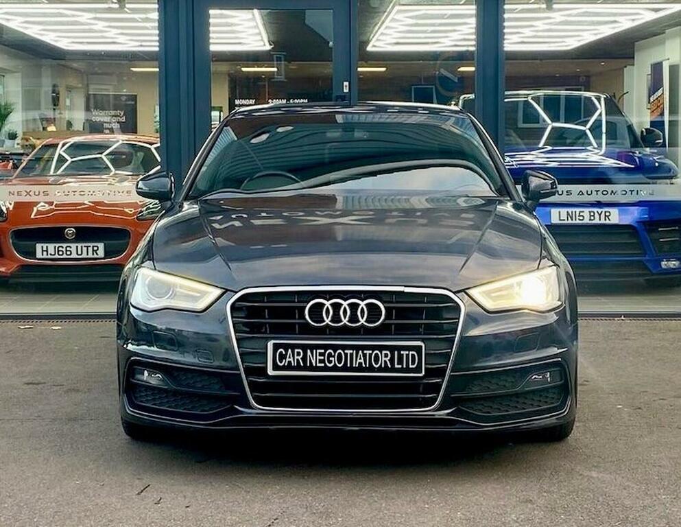 Audi A3 Hatchback 2.0 Tdi S Line Sportback S Tronic Euro 5 HJ14HJG Black #2