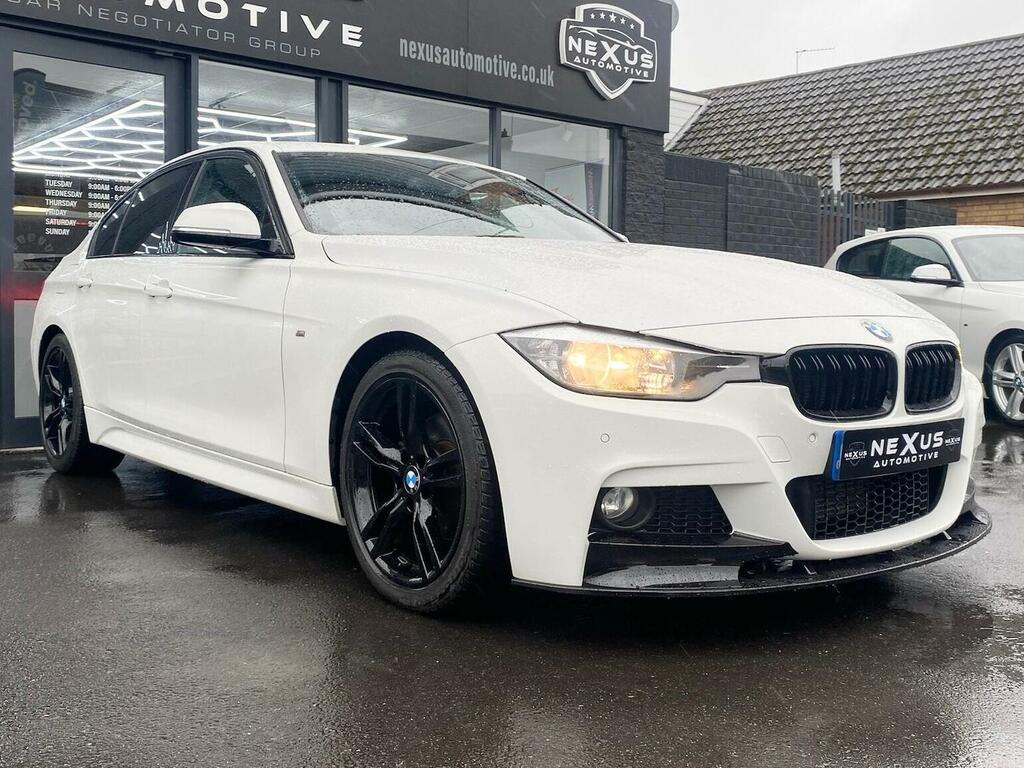 BMW 3 Series Saloon 2.0 320D M Sport Euro 5 Ss 201 AL54BEX White #4