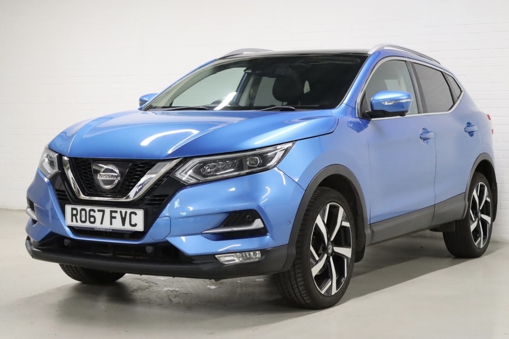 Nissan Qashqai Dig-t Tekna RO67FVC Blue #3