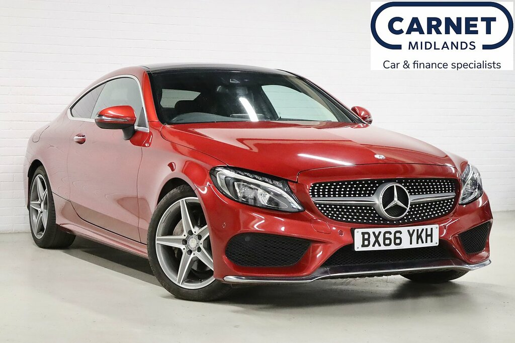 Mercedes-Benz C Class C220d Amg Line Red