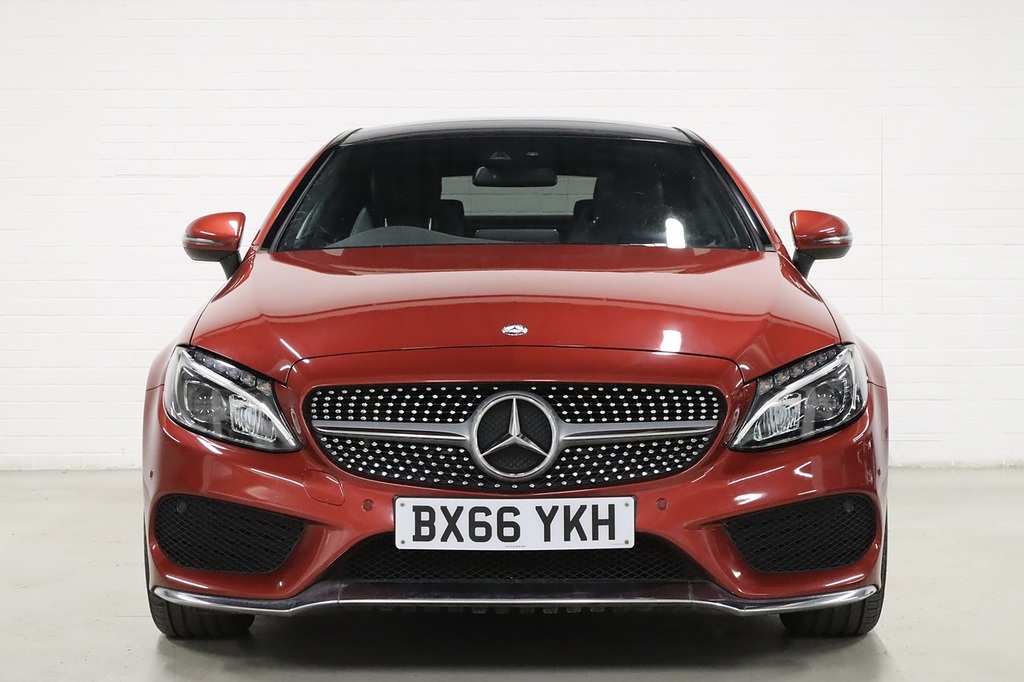 Mercedes-Benz C Class C220d Amg Line BX66YKH Red #2