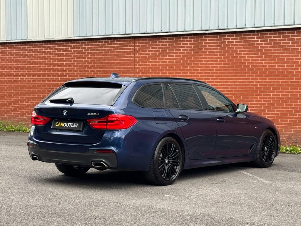 BMW 5 Series 2.0 520D M Sport Touring Euro 6 Ss Blue #2