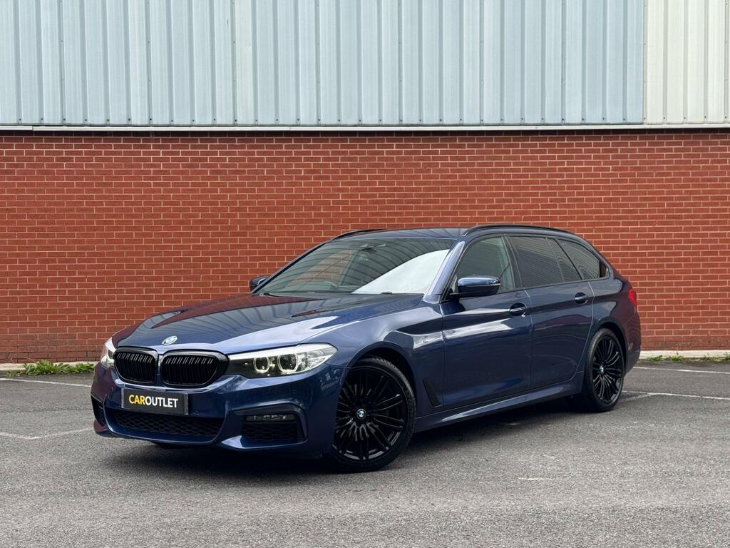 BMW 5 Series 2.0 520D M Sport Touring Euro 6 Ss Blue #5