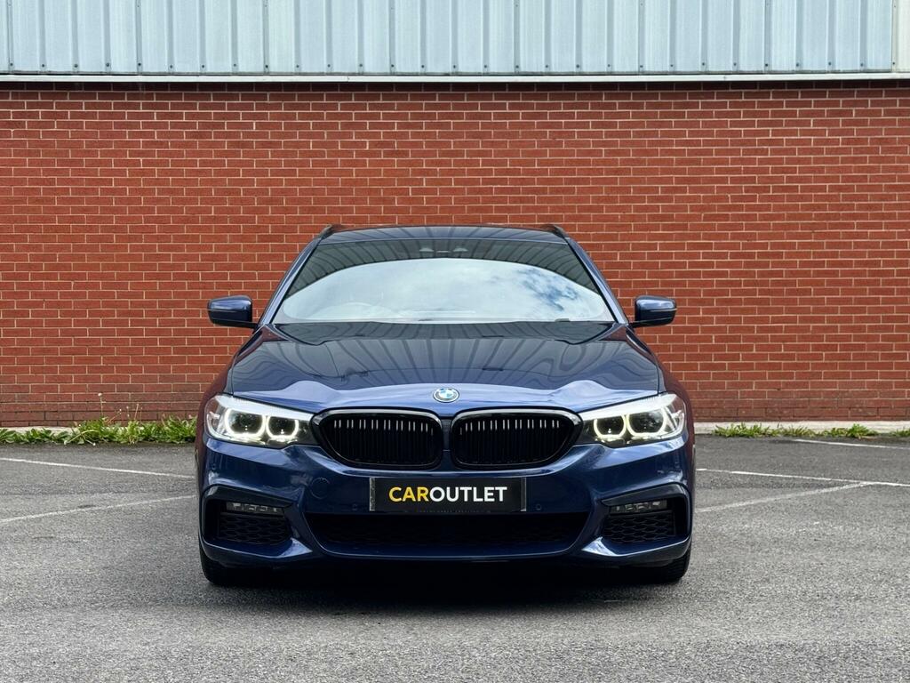 BMW 5 Series 2.0 520D M Sport Touring Euro 6 Ss Blue #4