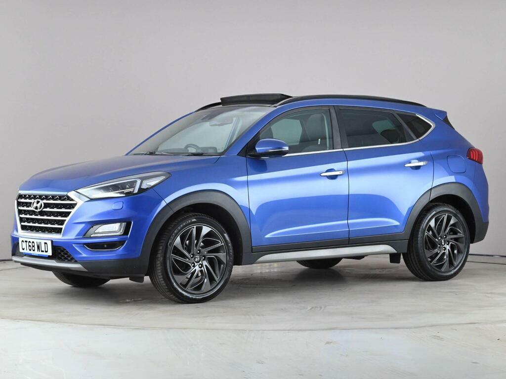 Hyundai Tucson 1.6 T-gdi Premium Se Euro 6 Ss CT68WLD Blue #3