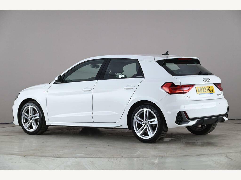 Audi A1 1.0 Tfsi 30 S Line Sportback S Tronic Euro 6 Ss KD23HCJ White #4