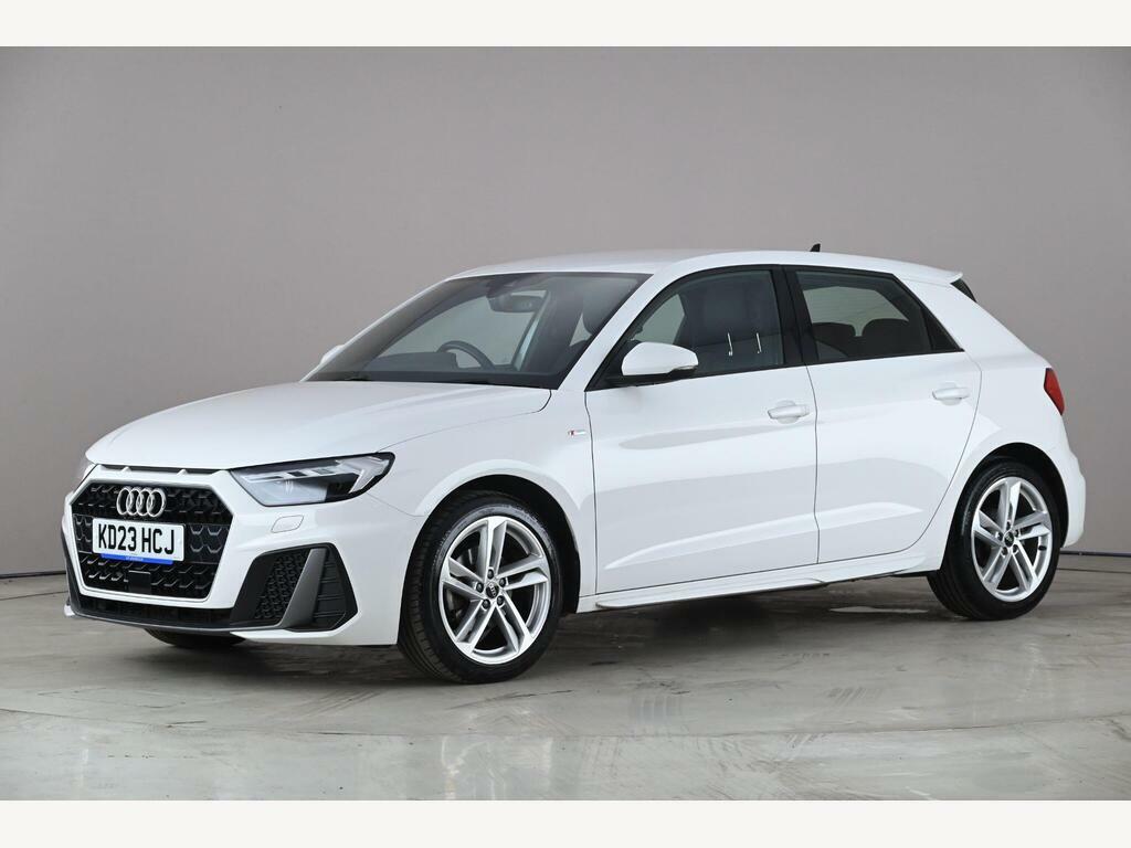 Audi A1 1.0 Tfsi 30 S Line Sportback S Tronic Euro 6 Ss KD23HCJ White #2