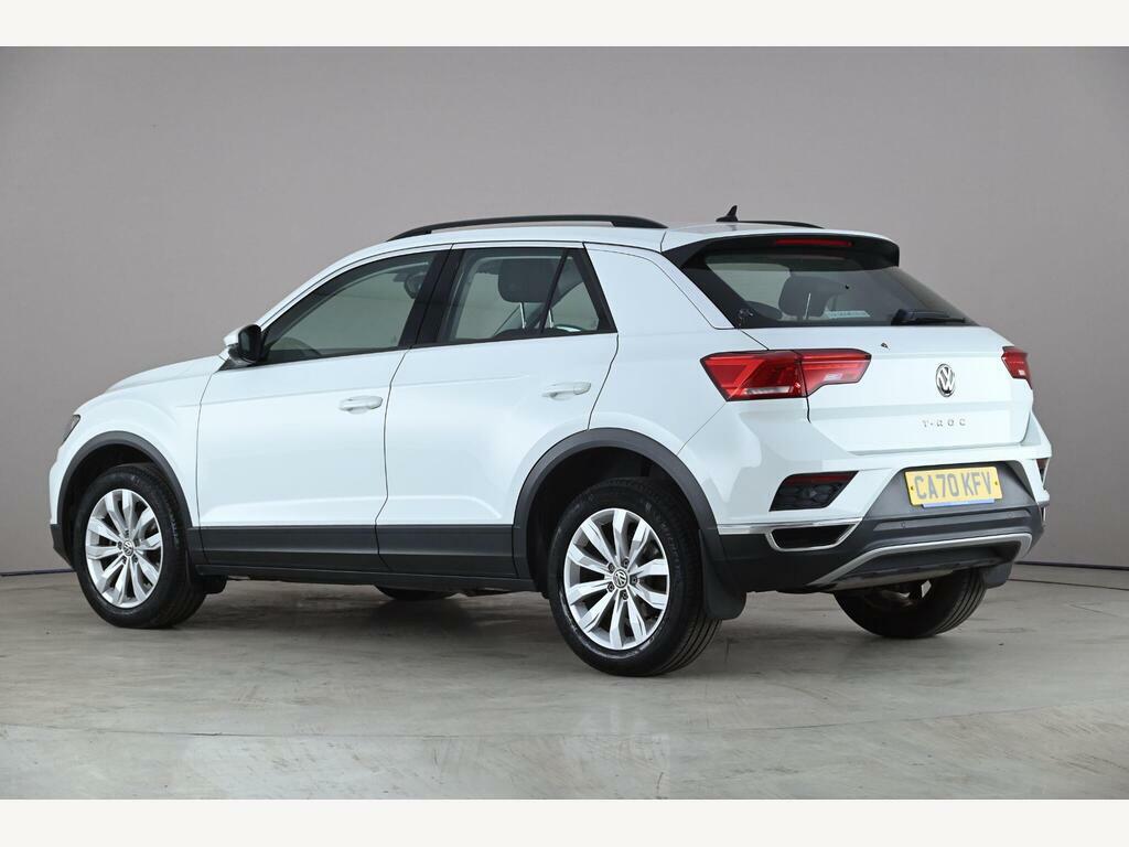 Volkswagen T-Roc 1.5 Tsi Evo Se Dsg Euro 6 Ss White #4