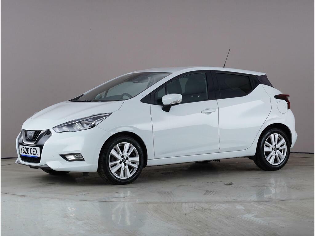 Nissan Micra 1.0 Ig-t Acenta Euro 6 Ss YS20CEX White #2