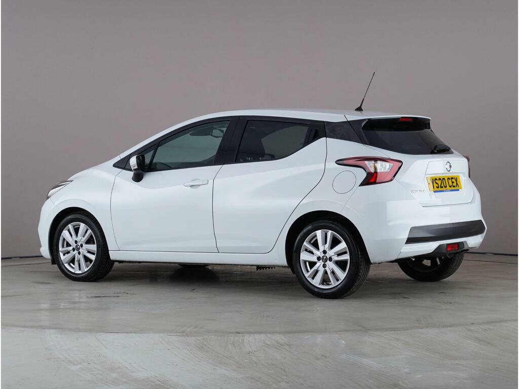 Nissan Micra 1.0 Ig-t Acenta Euro 6 Ss YS20CEX White #4