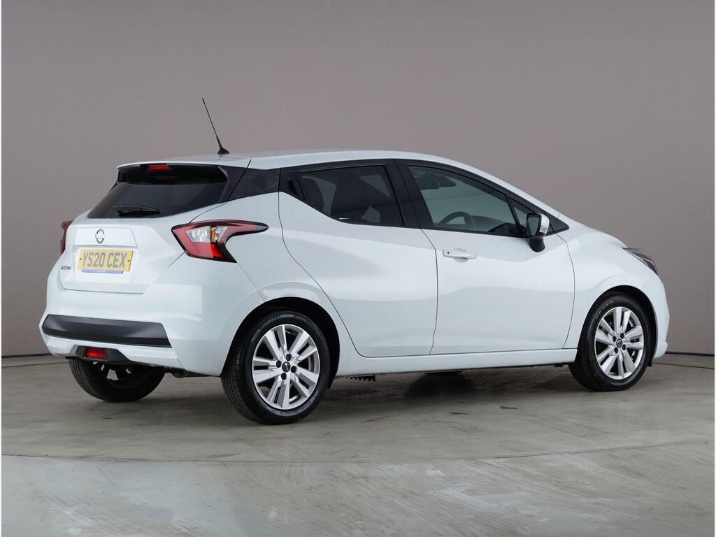 Nissan Micra 1.0 Ig-t Acenta Euro 6 Ss YS20CEX White #3