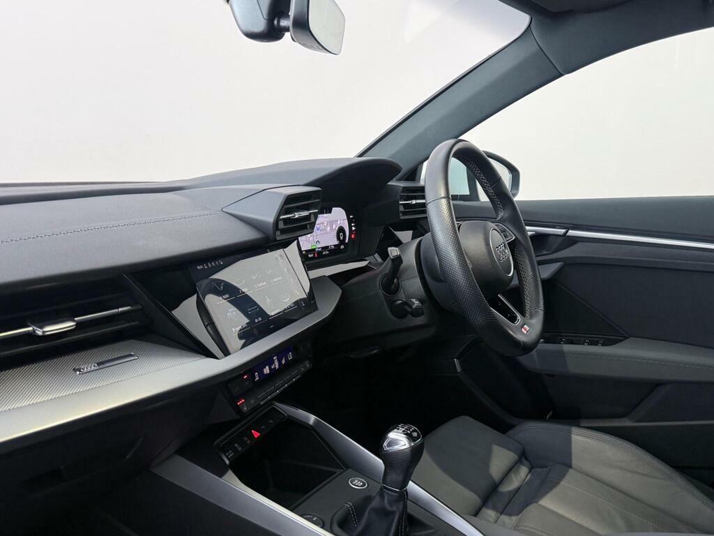 Audi A3 1.0 Tfsi 30 S Line Sportback Euro 6 Ss YT22YRN White #4