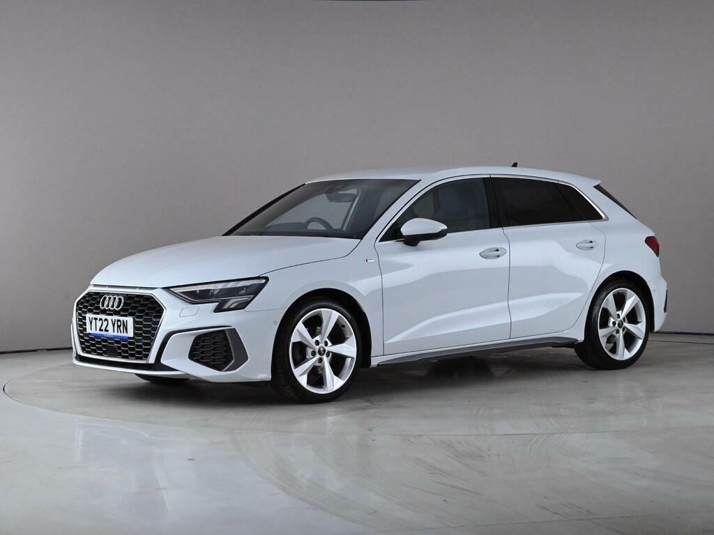 Audi A3 1.0 Tfsi 30 S Line Sportback Euro 6 Ss YT22YRN White #2