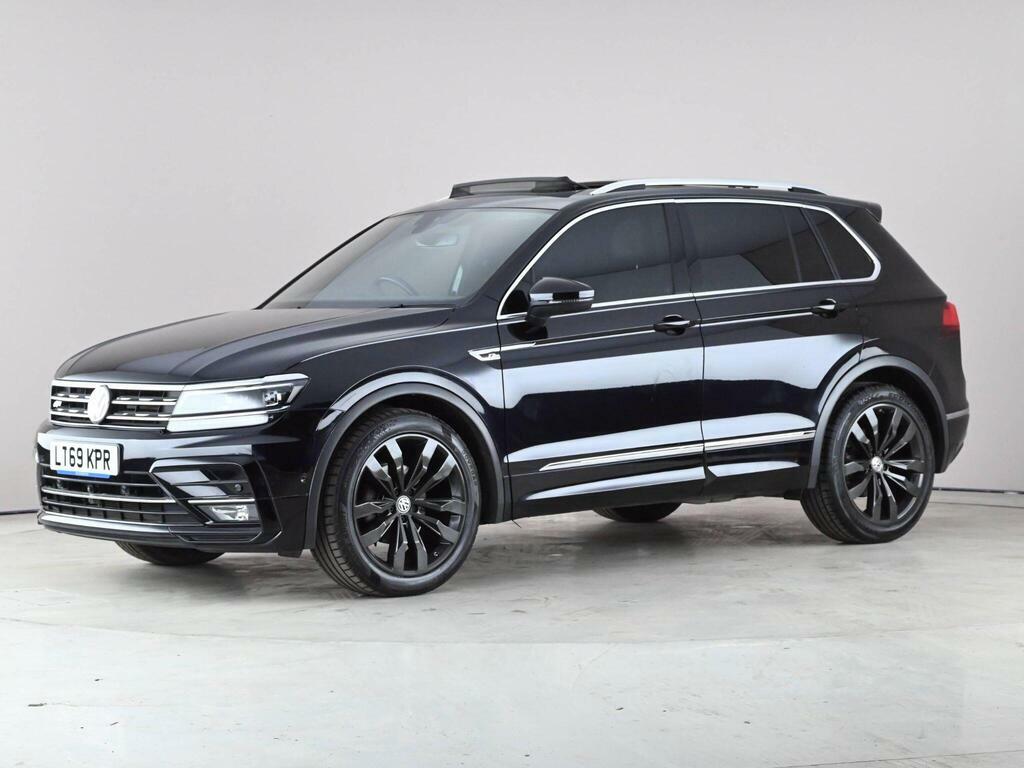 Volkswagen Tiguan 2.0 Tdi R-line Tech Dsg 4Motion Euro 6 Ss LT69KPR Black #3