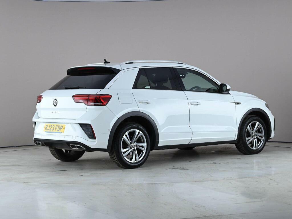 Volkswagen T-Roc 1.5 Tsi R-line Dsg Euro 6 Ss RJ23FDP White #4