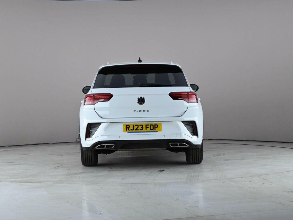 Volkswagen T-Roc 1.5 Tsi R-line Dsg Euro 6 Ss RJ23FDP White #5