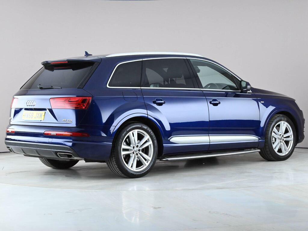 Audi Q7 3.0 Tdi V6 45 S Line Tiptronic Quattro Euro 6 Ss MW68JXM Blue #6