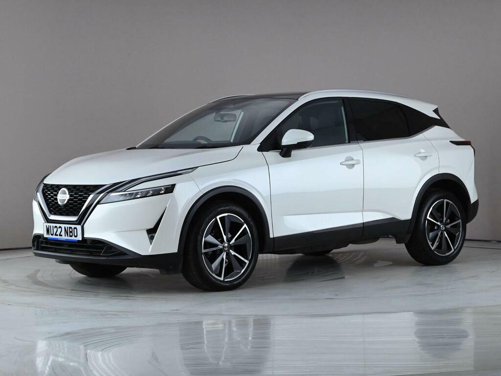 Nissan Qashqai 1.3 Dig-t Mhev Tekna Xtron Euro 6 Ss WU22NBO White #2