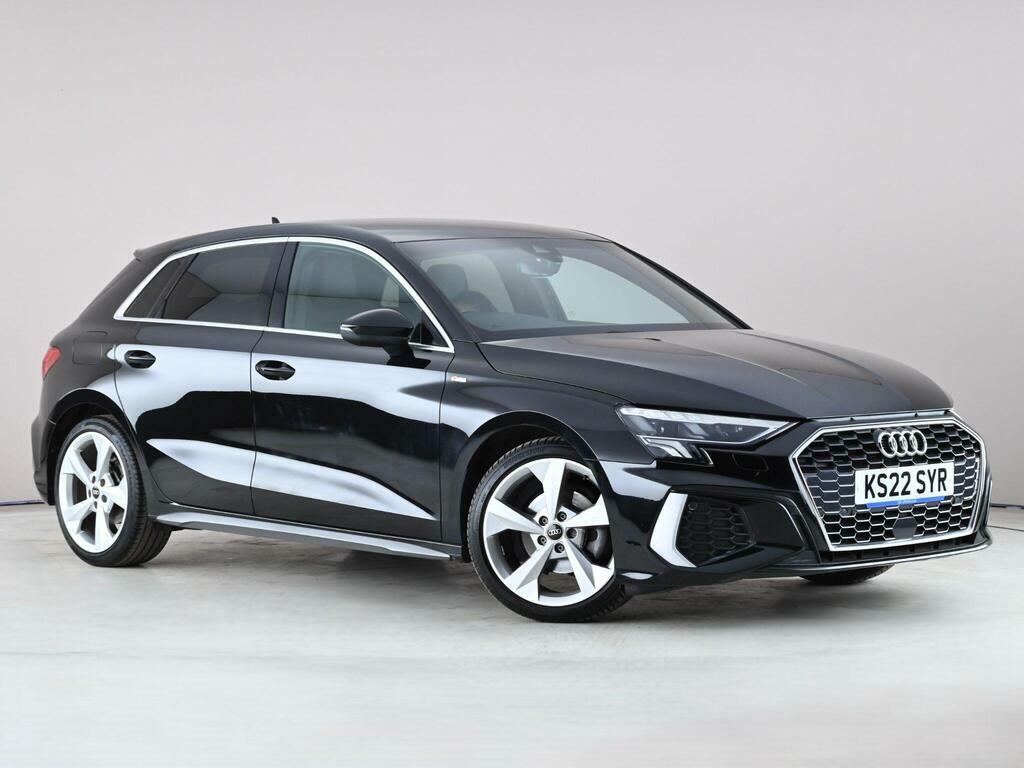 Audi A3 1.0 Tfsi 30 S Line Sportback S Tronic Euro 6 Ss Black
