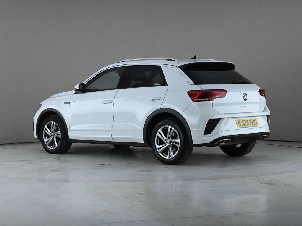 Volkswagen T-Roc 1.5 Tsi R-line Dsg Euro 6 Ss RJ23FDU White #6