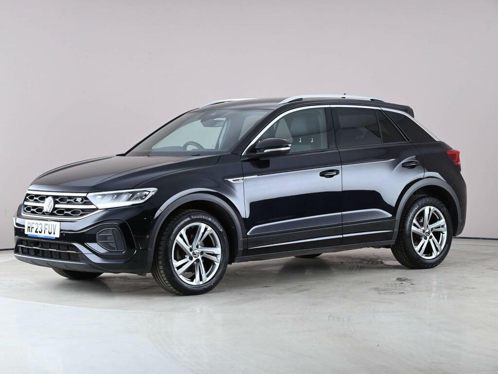 Volkswagen T-Roc 1.5 Tsi R-line Dsg Euro 6 Ss RF23FUV Black #2