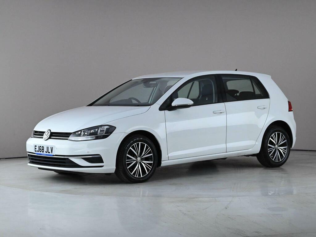 Volkswagen Golf 1.6 Tdi Se Nav Dsg Euro 6 Ss EJ68JLV White #2