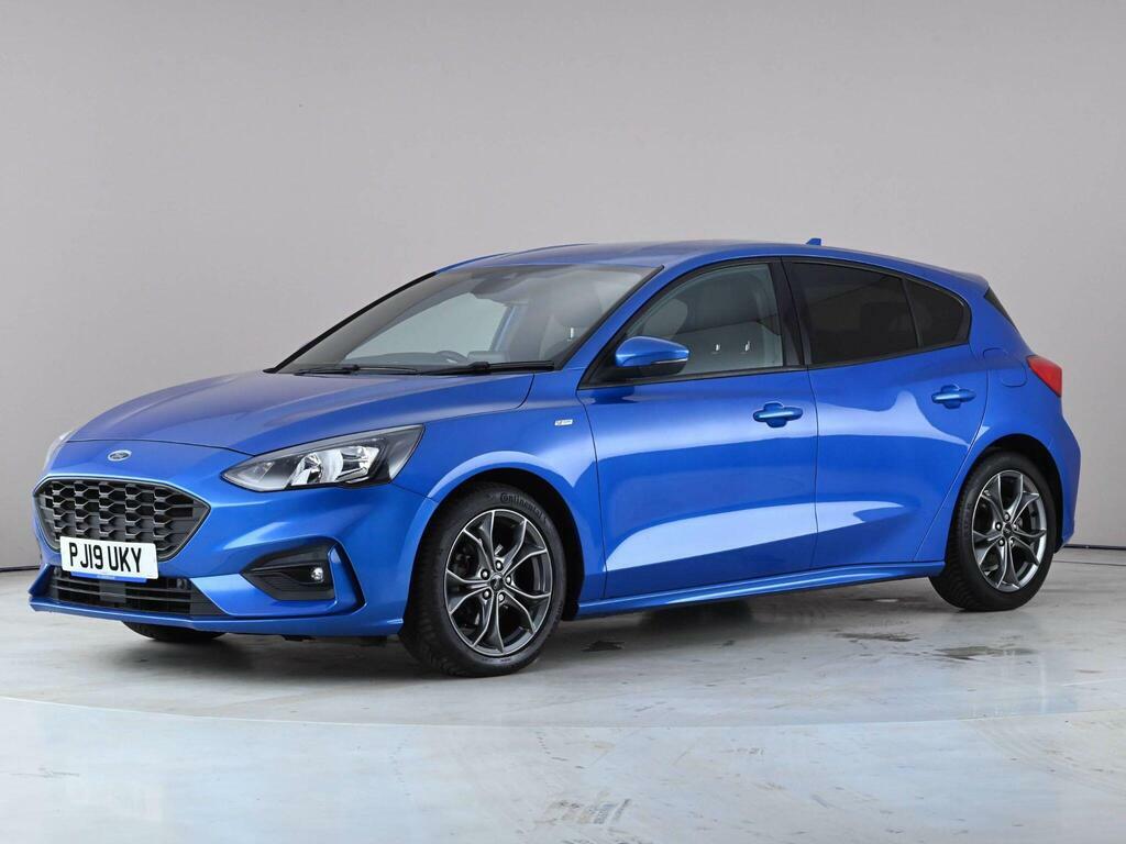 Ford Focus 1.0T Ecoboost St-line Euro 6 Ss PJ19UKY Blue #2
