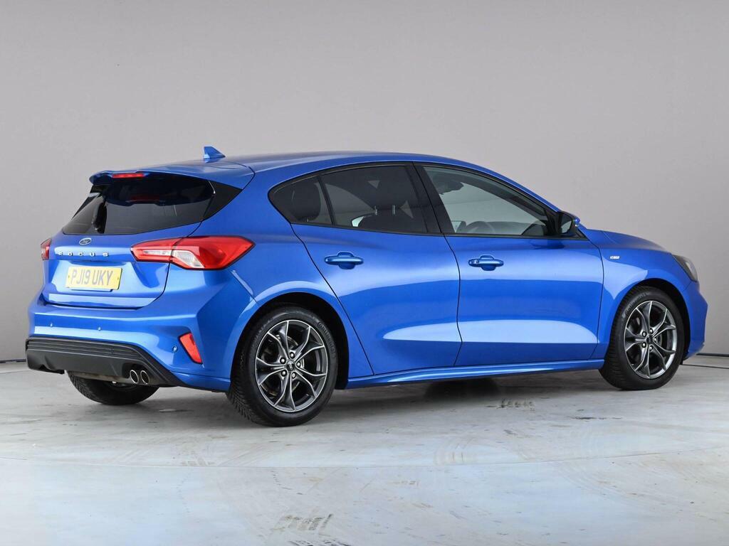 Ford Focus 1.0T Ecoboost St-line Euro 6 Ss PJ19UKY Blue #5