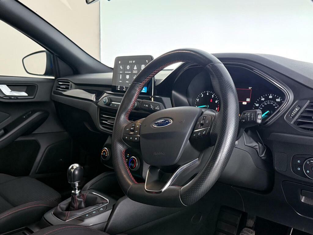 Ford Focus 1.0T Ecoboost St-line Euro 6 Ss PJ19UKY Blue #3