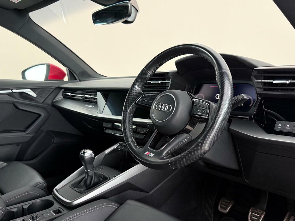 Audi A3 1.0 Tfsi 30 S Line Euro 6 Ss VN21XBJ Red #3