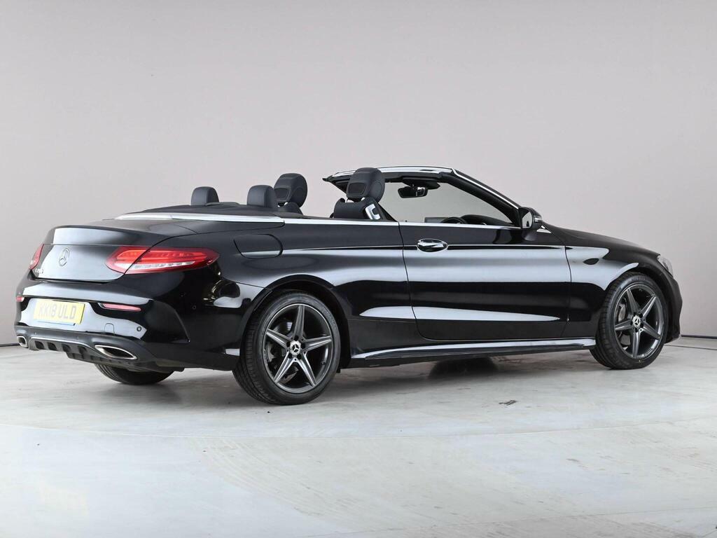 Mercedes-Benz C Class 2.0 C200 Amg Line Premium Plus Cabriolet G-troni KK18ULD Black #6