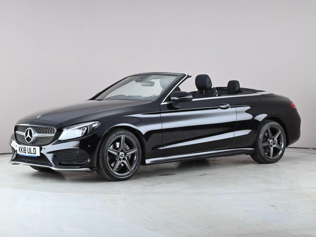 Mercedes-Benz C Class 2.0 C200 Amg Line Premium Plus Cabriolet G-troni KK18ULD Black #2