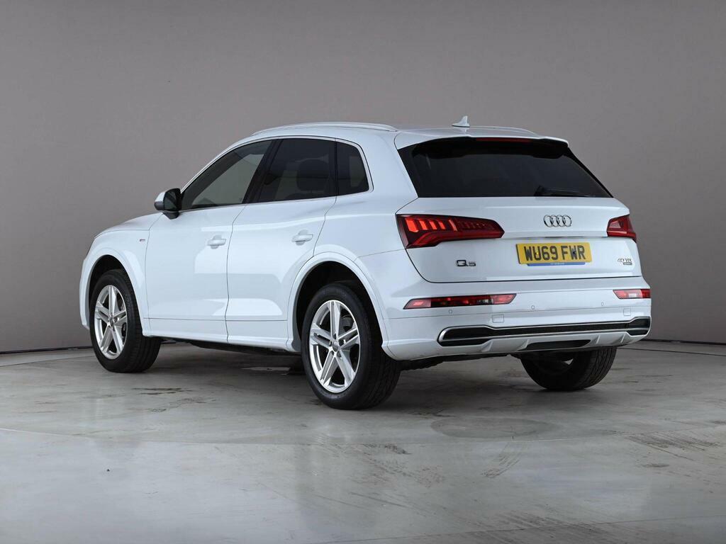 Audi Q5 2.0 Tdi 40 S Line S Tronic Quattro Euro 6 Ss WU69FWR White #6