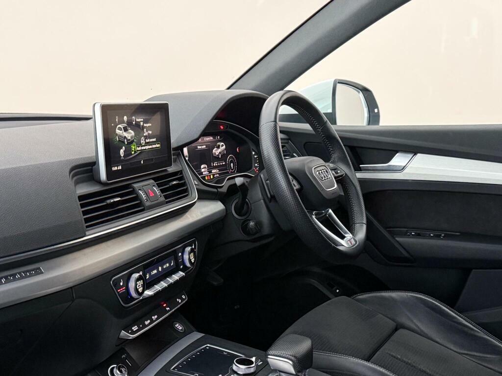Audi Q5 2.0 Tdi 40 S Line S Tronic Quattro Euro 6 Ss WU69FWR White #4