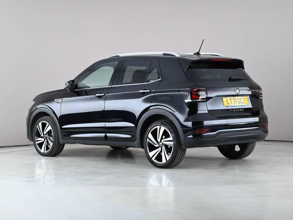 Volkswagen T-Cross 1.0 Tsi R-line Dsg Euro 6 Ss LT71GCZ Black #6