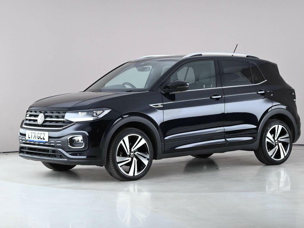 Volkswagen T-Cross 1.0 Tsi R-line Dsg Euro 6 Ss LT71GCZ Black #2