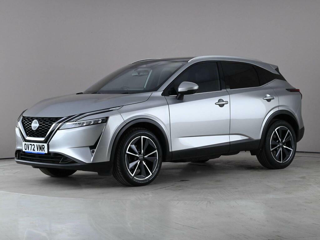 Nissan Qashqai 1.3 Dig-t Mhev Tekna Xtron Euro 6 Ss OV72VMR Silver #2