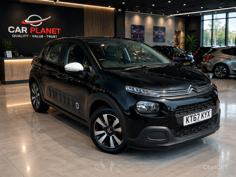 Citroen C3 Puretech Feel KT67KYX Black #2