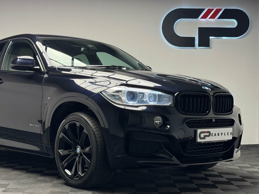 BMW X6 3L M Sport WJ66OOY Black #5