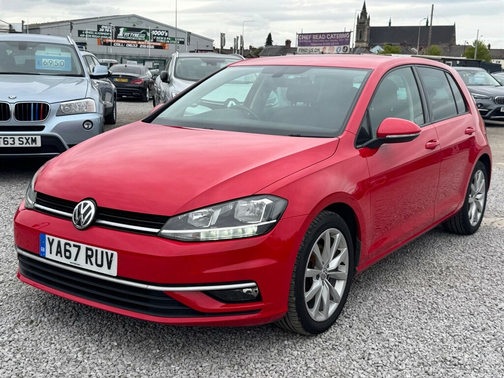 Volkswagen Golf 1.6 Tdi Bluemotion Tech Gt Dsg Euro 6 Ss YA67RUV Red #6