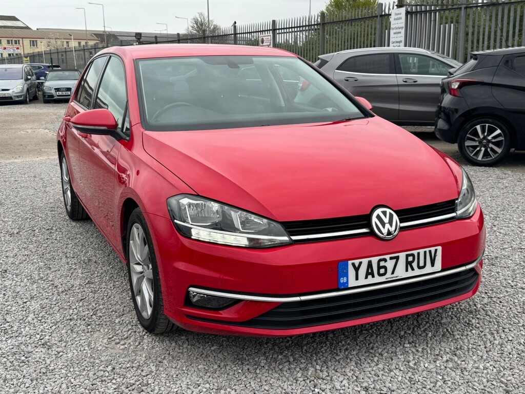 Volkswagen Golf 1.6 Tdi Bluemotion Tech Gt Dsg Euro 6 Ss YA67RUV Red #3