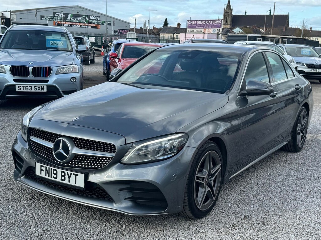Mercedes-Benz C Class 2.0 Amg Line Premium G-tronic Euro 6 Ss FN19BYT Grey #6