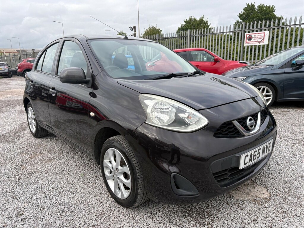 Nissan Micra 1.2 Vibe Euro 6 CA65MVE Black #5