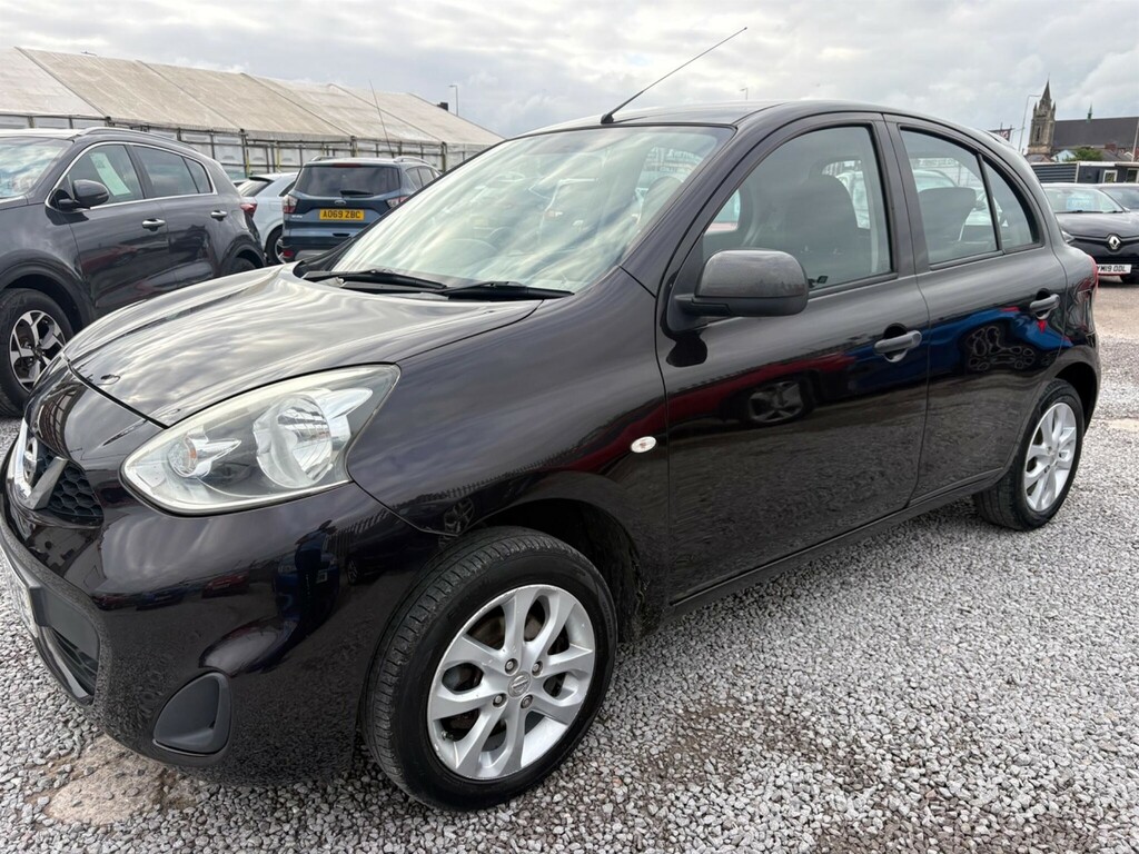 Nissan Micra 1.2 Vibe Euro 6 CA65MVE Black #3