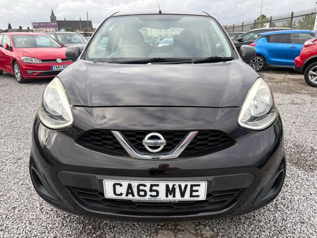 Nissan Micra 1.2 Vibe Euro 6 CA65MVE Black #6