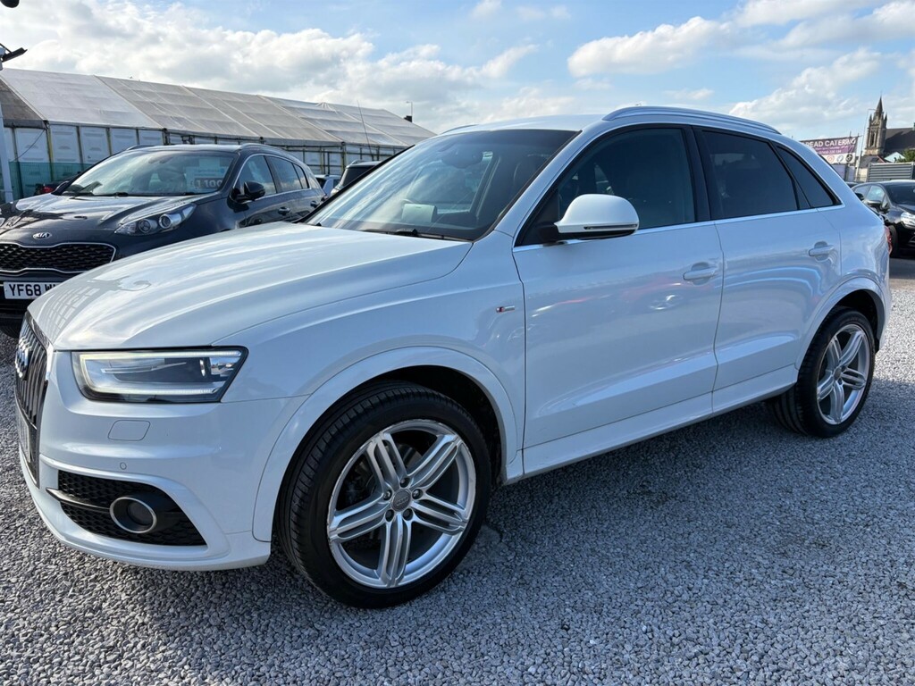 Audi Q3 2.0 Tdi S Line Plus S Tronic Quattro Euro 5 Ss PE64WVA White #2